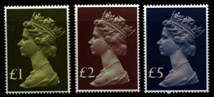 Great Britain GB SCOTT MH169,175,176  Machins Hi VALUES MINT NH