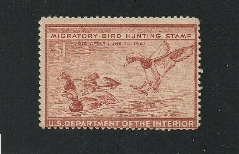 EDSROOM-8839 United States RW13 MNH 1946 Federal Duck Hunting Stamp CV$50