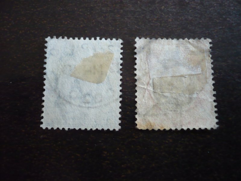 Stamps - Malta - Scott# 21-22 - Used Part Set of 2 Stamps