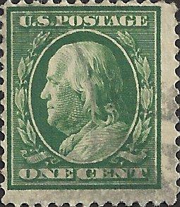 # 374 Used Green Ben Franklin