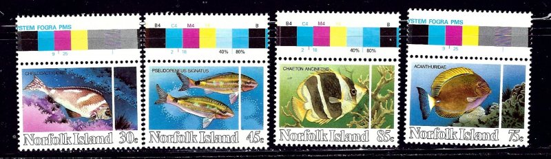 Norfolk Is 339-42 MNH 1984 Fish    (ap2114)