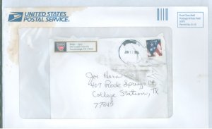 US  large postal service apology for damage to the mail enclosed in the we care envelope