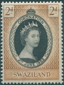 Swaziland 1953 SG52 2d QEII Coronation MLH