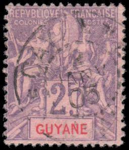 French Guiana 50 used