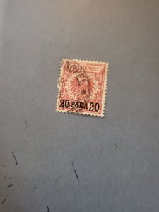 Stamps German Offices in Turkey Scott #9 used