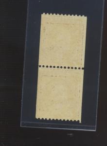 Scott#350 Washington Mint Coil  Line Pair of 2 Stamps with PF Cert (Stock 350-1)