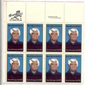 2137 Mint,OG,NH... Zip Block of 8... SCV $4.90