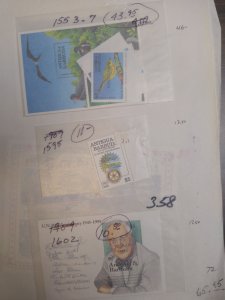 collection on pages Barbuda 929//1689 NH sets PS: CV $1878