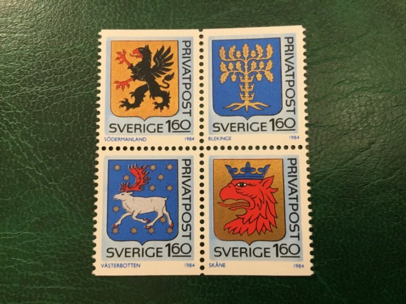 ICOLLECTZONE Sweden 1492-95 Block VF NH