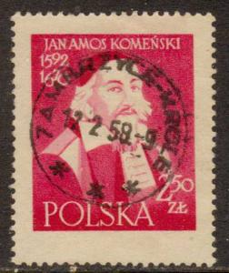 Poland   #794  Used  (1957) 