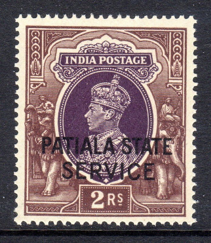 INDIA  --PATIALA    1939    SG 067    2 rupees   -  Mint Never Hinged     