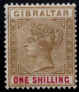 Gibraltar Scott 21, SG 45 MH* 1898 stamp