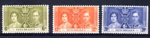 Seychelles 122-124 MH 1937