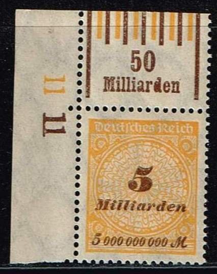 Germany 1923,Sc.#296 MNH, with Margin W 0'6'0/1'5'1. cv.?...