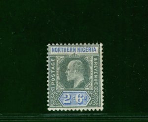 NORTHERN NIGERIA KEVII Stamp SG.27 2s/6d High Value Mint MM 1905 Cat £60 YBLUE67