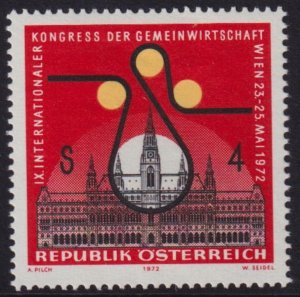 Austria - 1972 - Scott #922 - MNH - Public and Cooperative Economy Congress