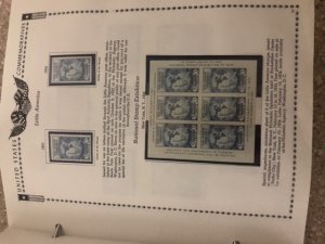 The All American Stamp Album Mint Stamps Very Nice Starts At 1933 Almost Full