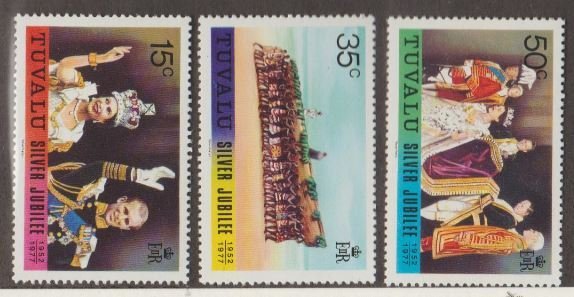 Tuvalu Scott #43-44-45 Stamps - Mint NH Set