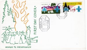 Norway 1975 Sc 656-7 FDC-5