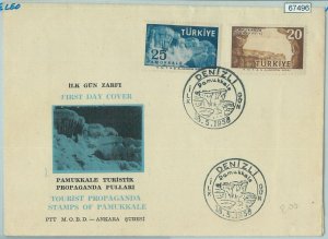 67496 - TURKEY  - Postal History - FDC COVER 1958 -  caves SPELEOLOGY