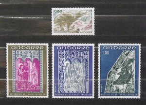 7897   Andorra, Fr   MNH # 212, 214, 215, 216              CV$ 10.15