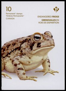 Canada 3422a Booklet MNH Endangered Frogs