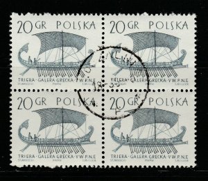 Poland Commemorative Stamps Block of Four CTOs Cancellation A20P51F2931-