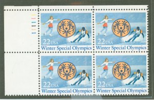 United States #2142 Mint (NH) Plate Block (Olympics) (Sports)