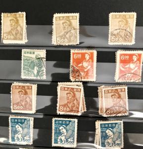 1948-49 425-436 Used and MNH