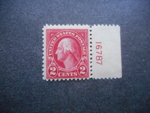 # 554 F-VFNH Plate Number Single...Store Bargain