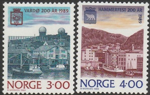 Norway, #938-939  Unused, From 1989