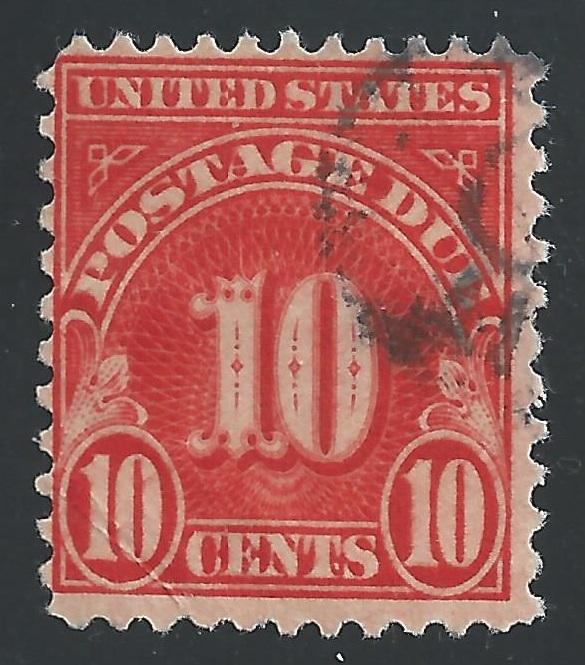 United States #J74 10c Postage Due