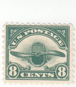 Scott #C4 - Airmail,  8 cent Green - Mint No Gum