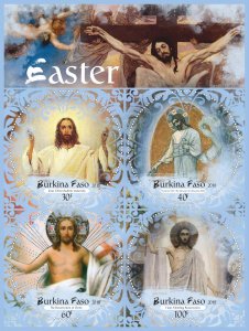 Stamps.  Art, painting, Religion, Easter 2018 1+1 sheets perforated MNH **