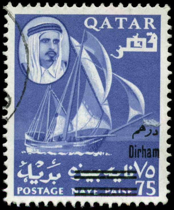 Qatar Scott #108F Used