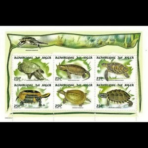 NIGER 1998 - Scott# 977 Sheet-Turtles NH