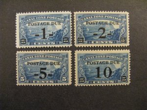 Canal Zone #J21-4 Mint Hinged OG p2406.7012