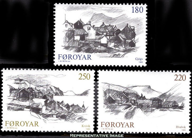 Faroe Islands Scott 83-85 Mint never hinged.