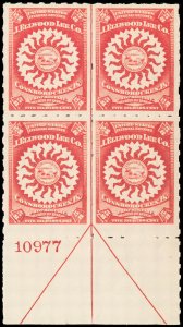 M & M - MULTIPLES RS291p mint block  (ID # 109900)