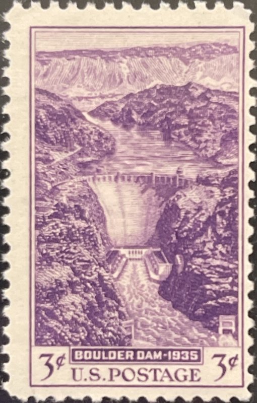 Scott #774 1935 3¢ Boulder Dam MNH OG