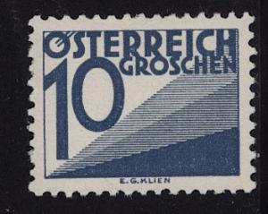 Austria 1925  Scott #J139 MLH