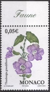 Monaco 2227 (mnh) €.05 skyflower (Thunbergia grandiflora) (2002)