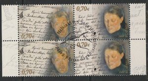 2008 Finland - Sc 1312 - used VF - 1 Block of 4 - Europa