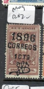 ECUADOR   1896 1C/4C MOG        PP1130H