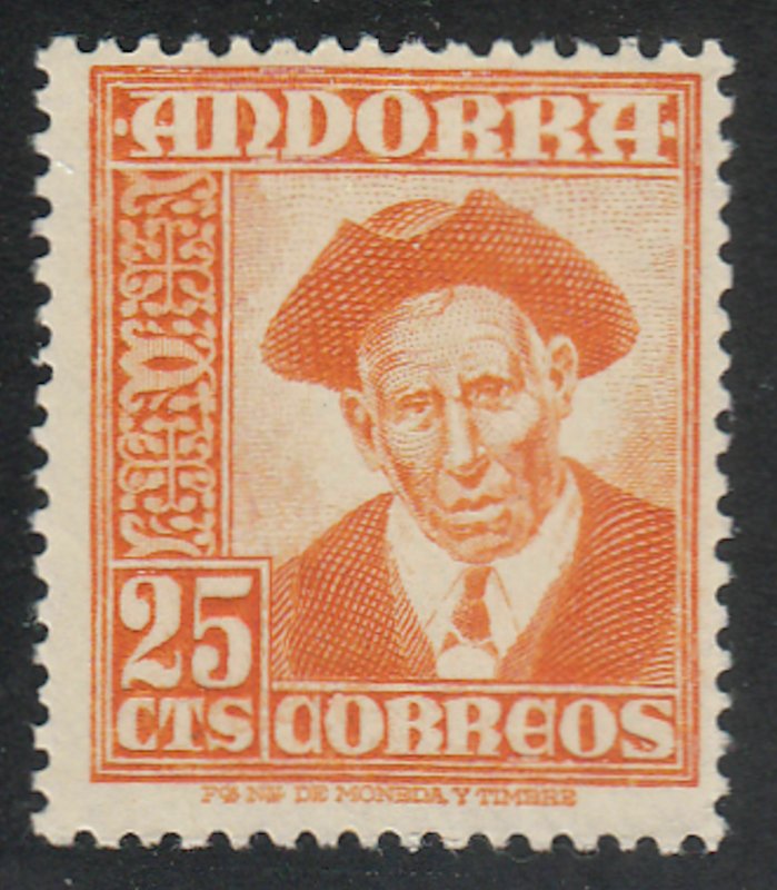 Andorra-Spanish - 1953 - SC 41 - LH