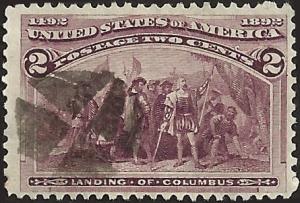 # 231 BROWN VIOLET USED LANDING OF COLUMBUS