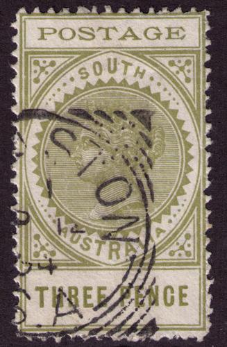 South Australia #121 Used VF CDS cancel  