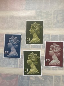 UK - Queen Elizabeth Stamp Collection