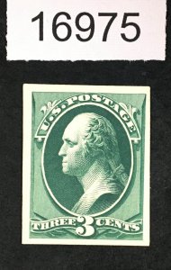 US STAMPS # 158P4 PLATE PROOF ON CARD VF $150 LOT #16975