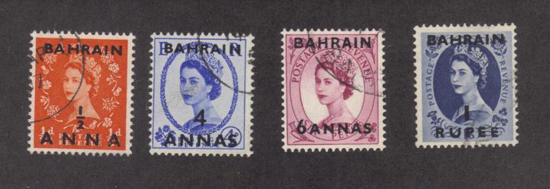 Bahrain 99-101,103, F-VF, Used